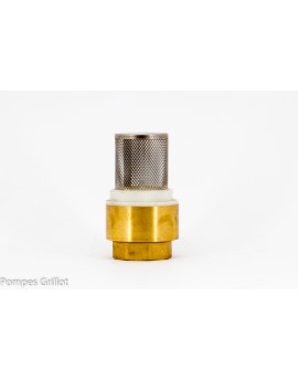 CLAPET CREPINE LAITON 33/42 ou 1"1/4