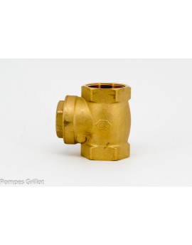 CLAPET battant laiton 1"1/4 ou 33/42